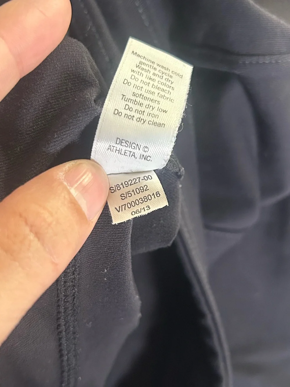 Athleta Black low rise straight leg flared Active Pants - Picture 5 of 12